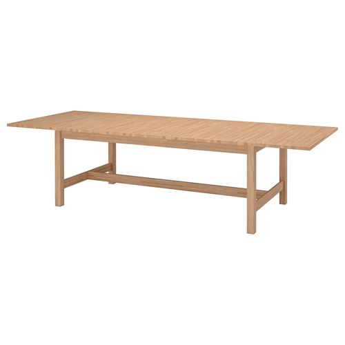IKEA - KARSKAR, extendable dining table, rubber, 240/300x100 cm