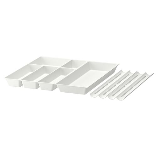 IKEA - UPPDATERA, drawer organizer, white, 72x50 cm