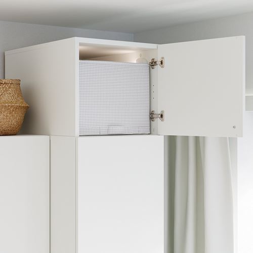 IKEA - LASTARE, height extension unit with door, white, 40x62x36 cm