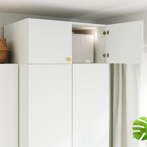 IKEA - LASTARE, kapaklı gardırop yükseltme ünitesi, beyaz, 80x62x36 cm