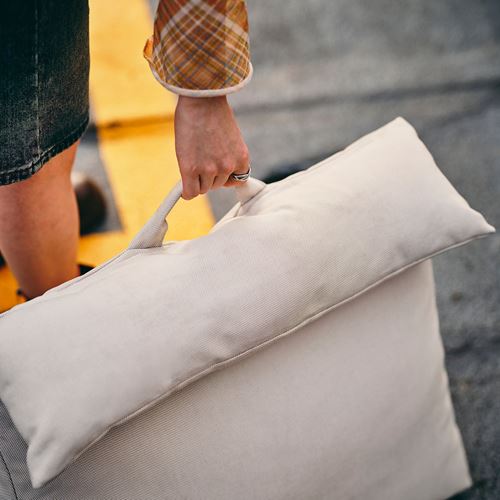 IKEA - KOMPISHANG, sırt minderi, bej, 68x60 cm