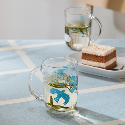 IKEA - SKEDSTÖR, cup set, blue, 30 cl