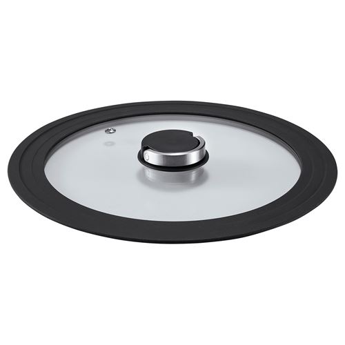 IKEA - KLOCKREN, pot lid, dark grey, 28 cm
