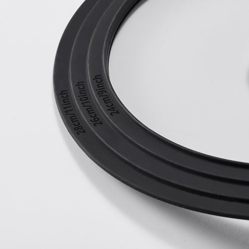 IKEA - KLOCKREN, pot lid, dark grey, 28 cm