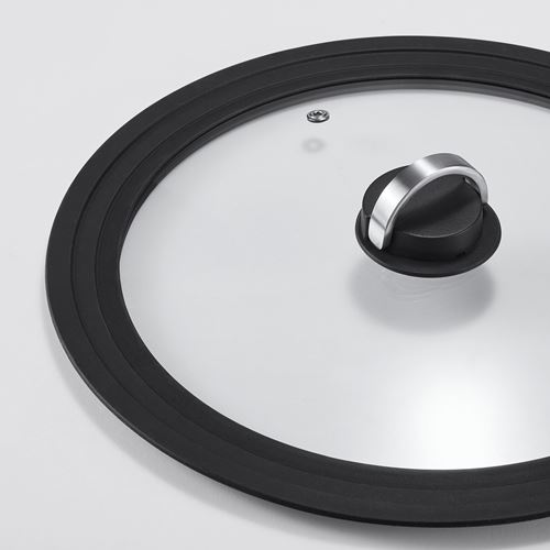 IKEA - KLOCKREN, pot lid, dark grey, 32 cm