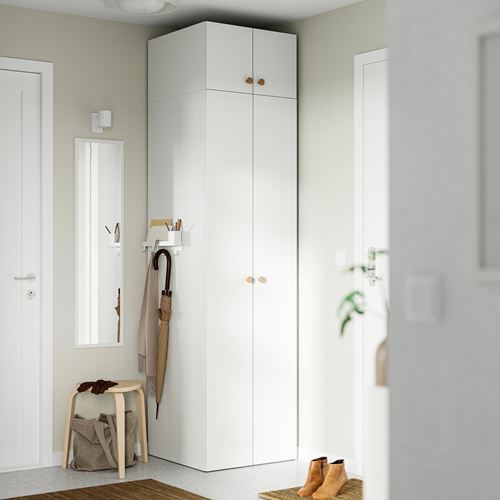 IKEA - LASTARE, LASTARE wardrobe, white, 60x62x236 cm