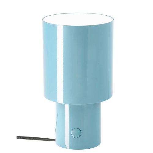 IKEA - SPETSBOJ, masa lambası, açık mavi, 22 cm