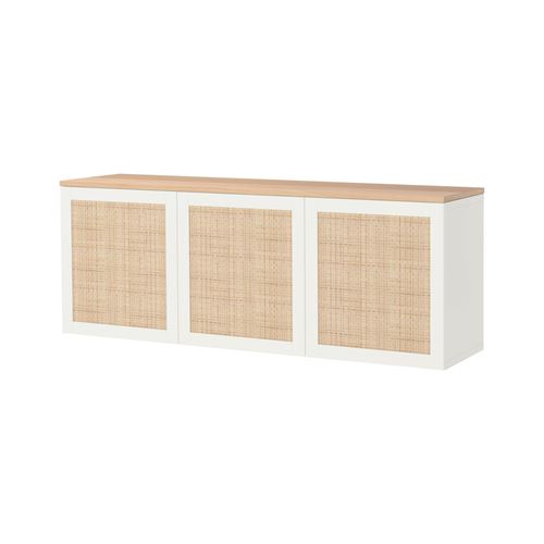 IKEA - BESTA, wall cabinet, white, STUDSVIKEN