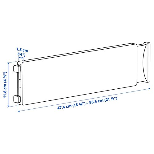 IKEA - VARIERA, çekmece seperatörü, bambu, 53,5 cm