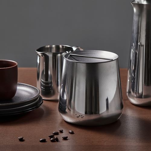 IKEA - AFTONHAJ, food storage box, stainless steel, 1.5 l