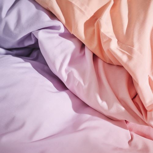 IKEA - FLADERBUSKE, double quilt cover and 2 pillowcases, multicolour, 240x220/50x60 cm