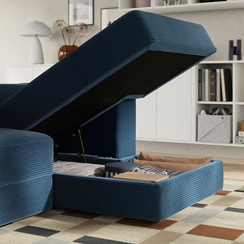 IKEA - JATTEBO, chaise longue, samsala dark blue