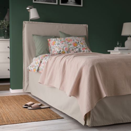 IKEA - INDIRA, bedspread/blanket, light pink, 150x250 cm