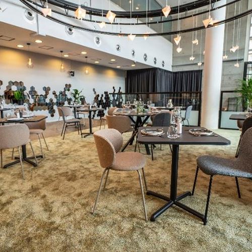 IKEA - KRYLBO, döşemeli sandalye, Tonerud koyu bej