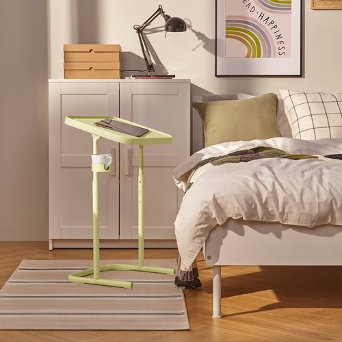 IKEA - BJORKASEN, laptop stand, yellow/green