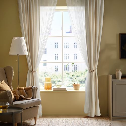 IKEA - TRUBBRYUM, tie-back, beige