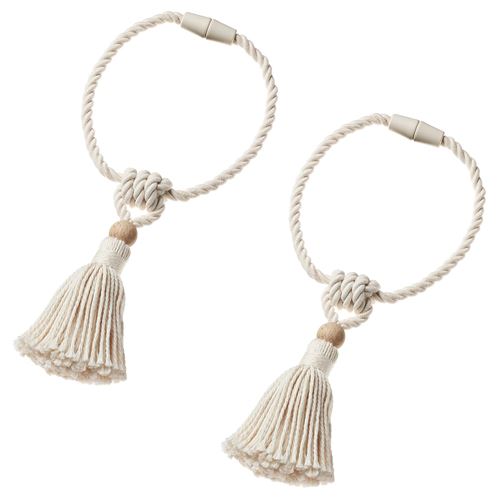 IKEA - DUNFLATA, tie-back, off white