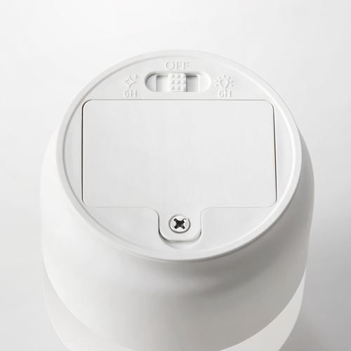 IKEA - HJULMOJA, decorative lighting, white, 10,3 cm
