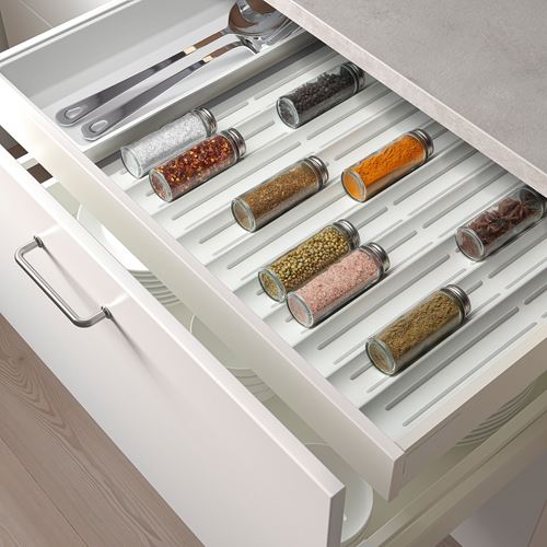 IKEA - UPPDATERA, çekmece düzenleyici, beyaz, 10x50 cm