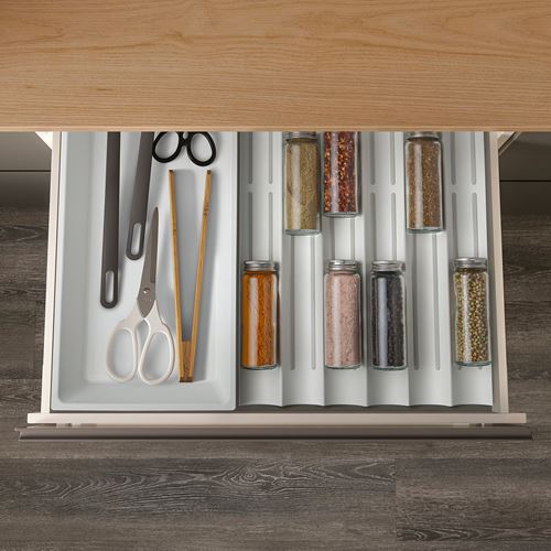 IKEA - UPPDATERA, çekmece düzenleyici, beyaz, 10x50 cm