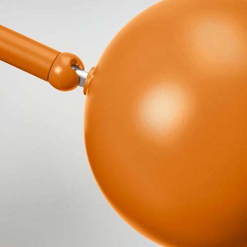 IKEA - KORVSNORE, LED table lamp, orange