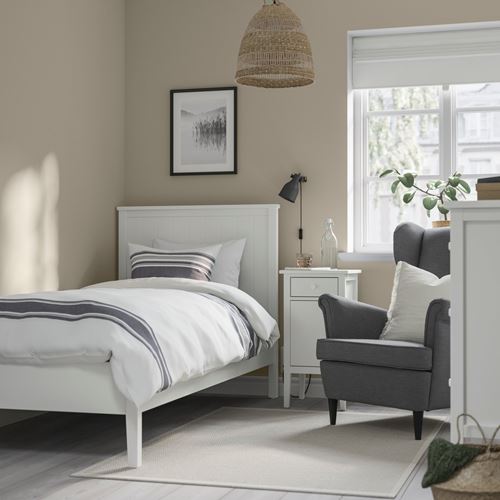 IKEA - GULLABERG/LURÖY, bedroom furniture set, white, 90x200 cm