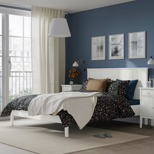 IKEA - GULLABERG, yatak odası seti, beyaz, 140x200 cm