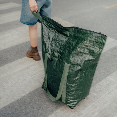 IKEA - KOMPISHANG, alışveriş arabası, yeşil, 40x30x81 cm