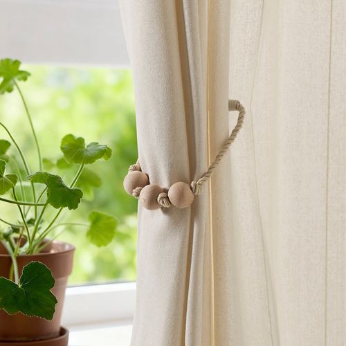 IKEA - TRUBBRYUM, tie-back, beige
