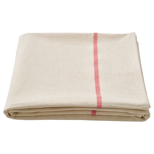 IKEA - VINTERFINT, tablecloth, off white-red, 145x320 cm