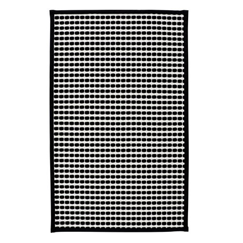 IKEA - KALLGATE, banyo paspası, siyah-beyaz, 50x80 cm