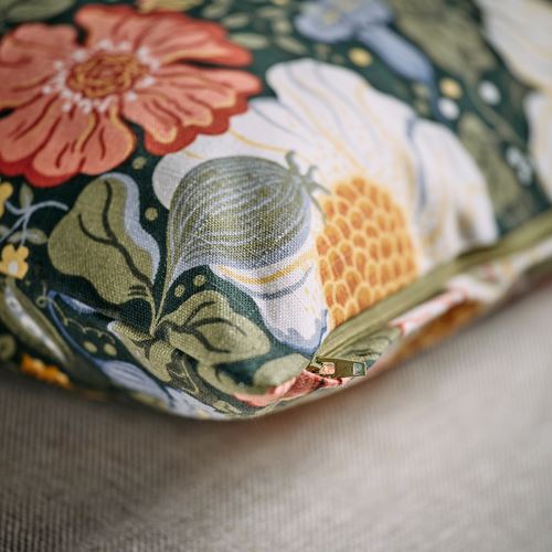 IKEA - ARENBOK, cushion cover, multicolor-floral pattern, 50x50 cm