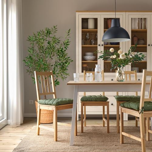 IKEA - VIPPART, chair pad, green, 38x38x6.5 cm