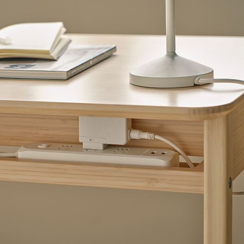 IKEA - BETESHAST, desk, light bamboo, 120x60 cm