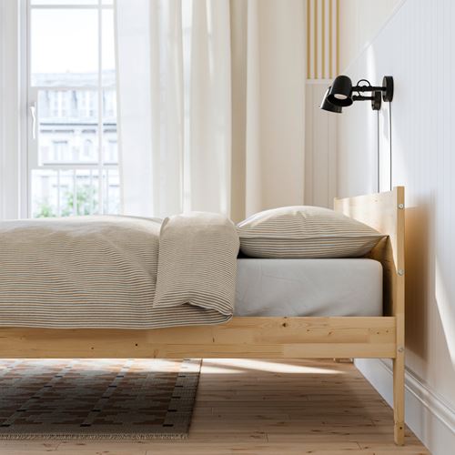 IKEA - TAXASKLINT, double bed, pine, 160x200 cm