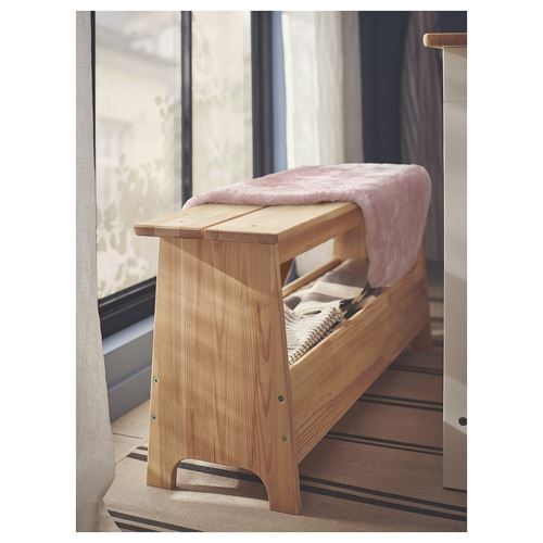 IKEA - TOFTLUND, faux sheepskin, pink, 55x85 cm