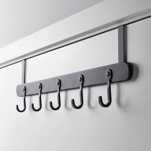 IKEA - ARSJÖN, hanger for door, black