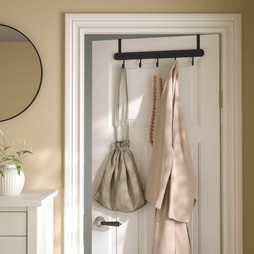 IKEA - ARSJÖN, hanger for door, black