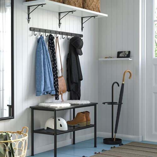 IKEA - ARSJÖN, hanger for door, black