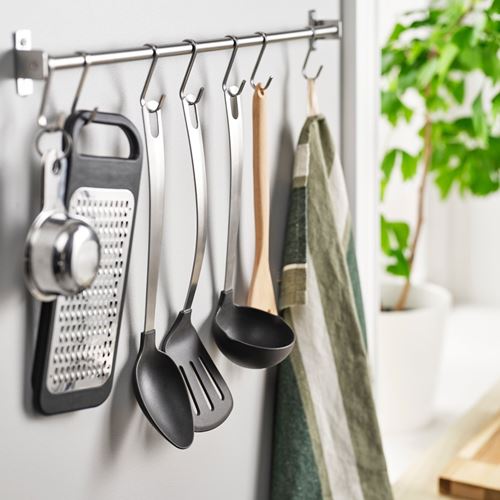 IKEA - DALAFAR, set of kitchen utensils, stainless steel