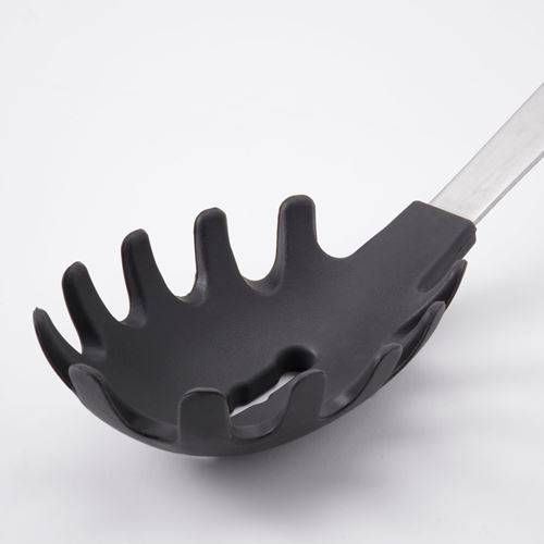 IKEA - DALAFAR, spagetti kepçesi, paslanmaz çelik-siyah, 33 cm