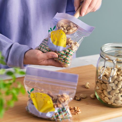 IKEA - ISTAD, resealable bag, multicolour, 0,3 l