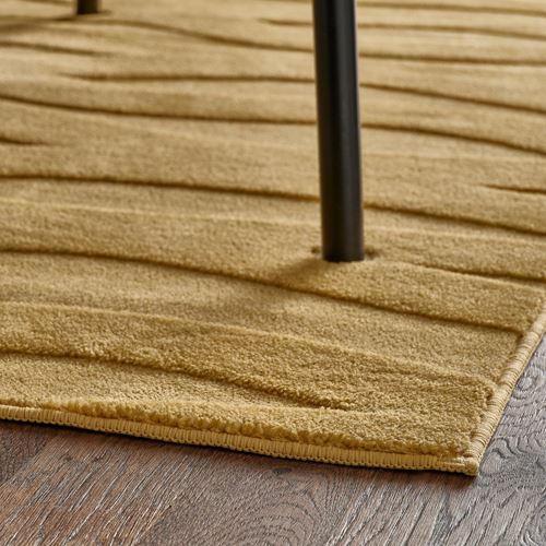 IKEA - VAXELFEL, large rug, yellow-brown, 160x230 cm