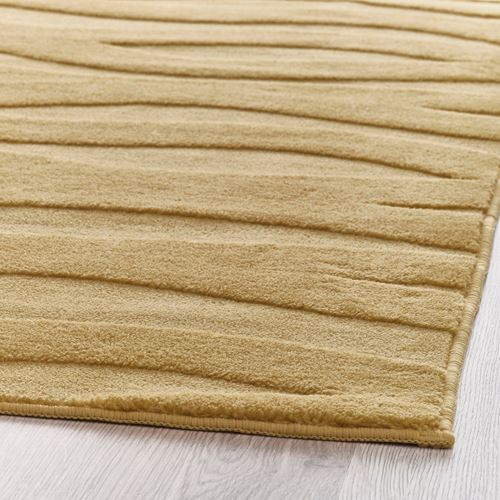 IKEA - VAXELFEL, large rug, yellow-brown, 160x230 cm