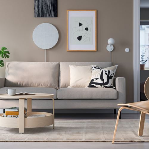 IKEA - KANARIEPALM, large rug, off white, 160x230 cm