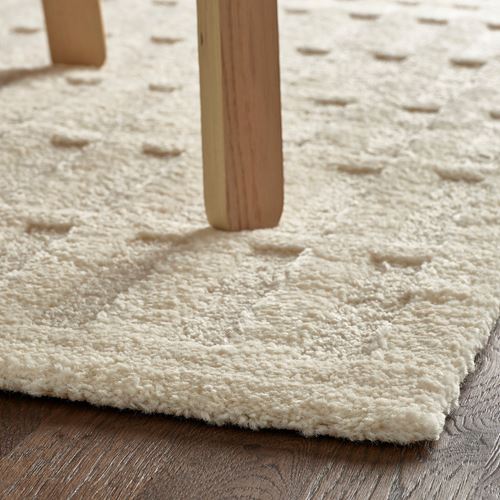 IKEA - KANARIEPALM, large rug, off white, 160x230 cm