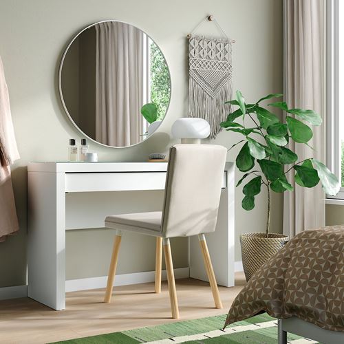 IKEA - MALM, dressing table, white, 120x41x78 cm