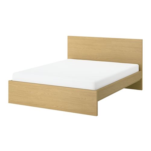 IKEA - STORKLINTA, double bed, oak effect, 140x200 cm