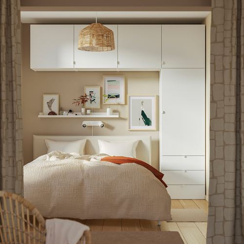 IKEA - PLATSA, PLATSA gardırop, beyaz, 240x42x241 cm