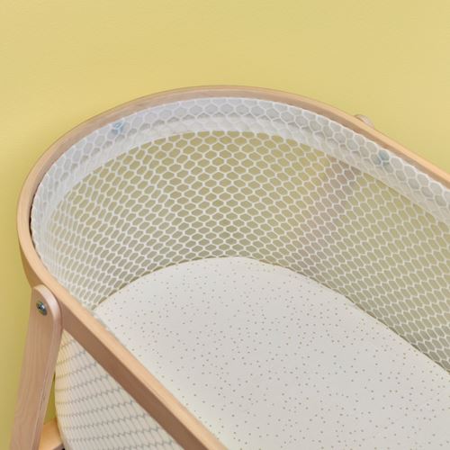 IKEA - ALSKVARD, fitted sheet for cot, off white, 41x75 cm